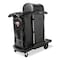 Rubbermaid Commercial Exec Hi Security Janitorial Cleaning Cart, 23.1w x 39.6d x 27.5h, Blk 1861427 - alternate 10